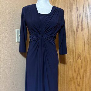 Jones New York Ladies Day To Dinner Navy Dress size 4
